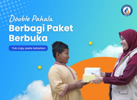 Double Pahala: Berbagi Paket Berbuka Bersama YBM BRILiaN Regional Banten